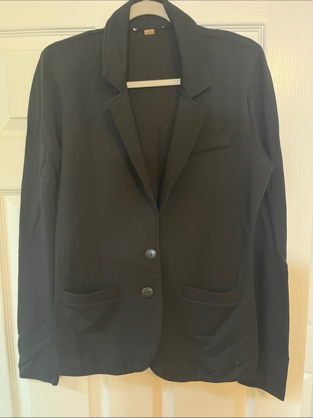 Black Knit Blazer